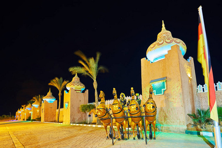 埃及沙姆沙伊赫梦幻宫殿城墙图片