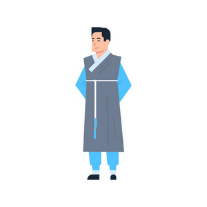 韩国传统服饰男装套装男士穿古装隔离亚洲服饰概念插画 正版商用图片10zlmt 摄图新视界 韩国传统服饰男装套装男士穿古装隔离亚洲服饰概念插画 正版商用图片10zlmt 摄图新视界