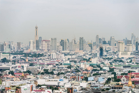 曼谷，泰国的城市景观观