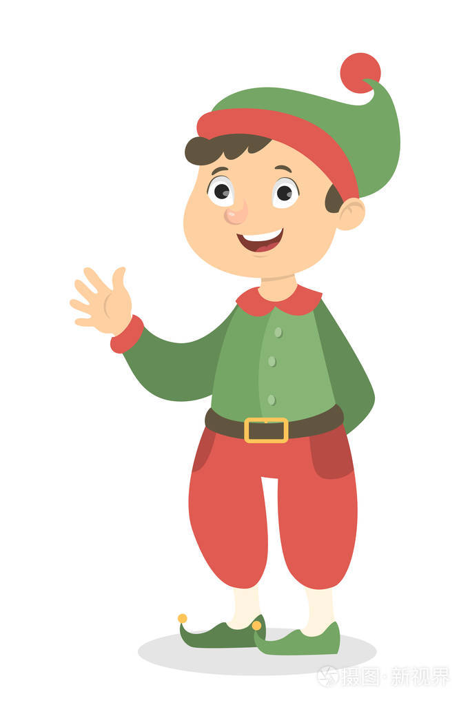 孤立的小精灵男孩