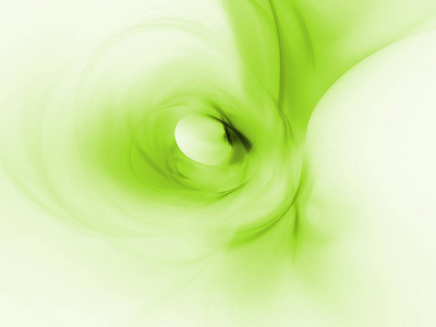 绿色漩涡白色背景清洁美丽的生态图片