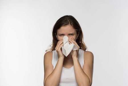 感冒流鼻涕图片