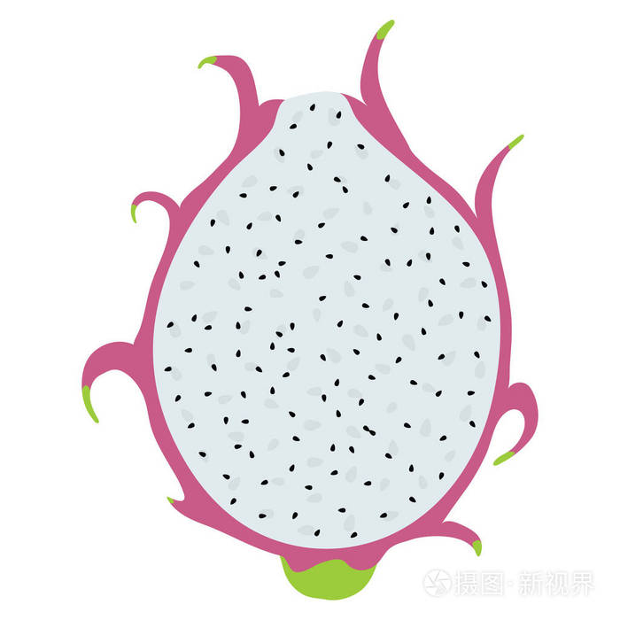 平面设计图标的火龙果