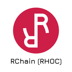 Rchain Rhoc。矢量插图密码 ic