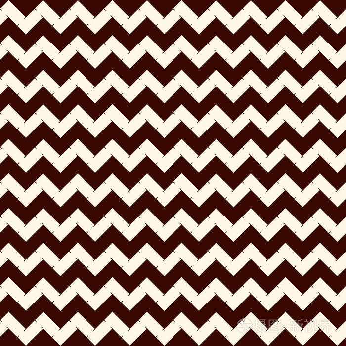 复古风格的无缝模式与经典的几何装饰.锯齿线壁纸