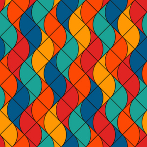 带有火符号的无缝表面图案.当代印刷与反复喷焰.抽象背景照片