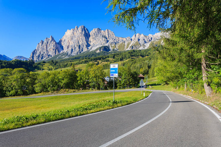 Ampezzo in Dolomites Mountains, Italy