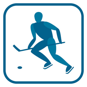 冰上曲棍球图标图片