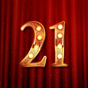 庆祝21周年纪念日照片