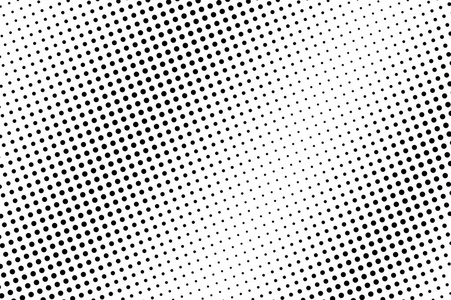金属点状梯度. 抽象单色背景. 透明背景上的黑色墨水点. 穿孔模板.