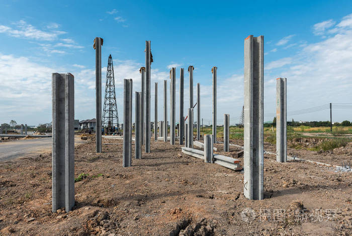 预制混凝土桩施工场地及打桩机预制房屋结构设计