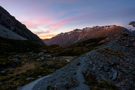 mt.cook 国家公园，新西兰景观