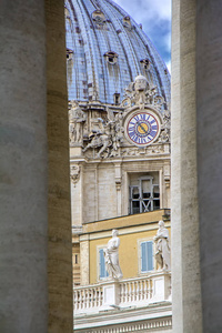 s Basilica Basilica di San Pietro and the ancient clock are vi