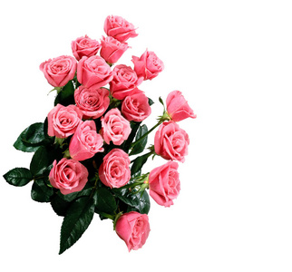 花墙背景与惊人的玫瑰, 花束