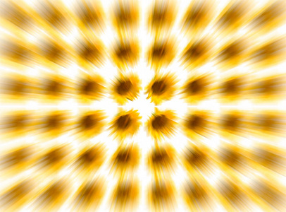 模糊光图案速度运动体积效应黄葵在白色背景上没有清晰的中心边缘图片