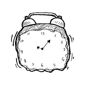 手绘欧式钟表图片