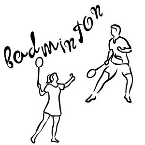 羽毛球徽章图片-羽毛球徽章素材-羽毛球徽章插画-摄图新视界