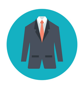 s Suit Colored Vector Illustration