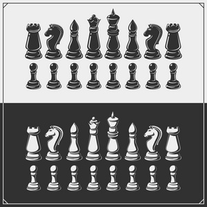 国际象棋矢量图片-国际象棋矢量素材-国际象棋矢量插画-摄图新视界