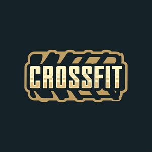 现代矢量职业标志 crossfit