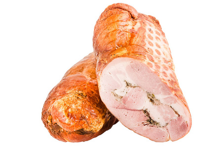 鸡肉肉肉肉猪牛肉,有一层脂肪,里面有黑胡椒,小腿,切片,香肠,腊肠