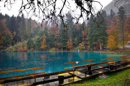 瑞士 Blausee 水晶湖