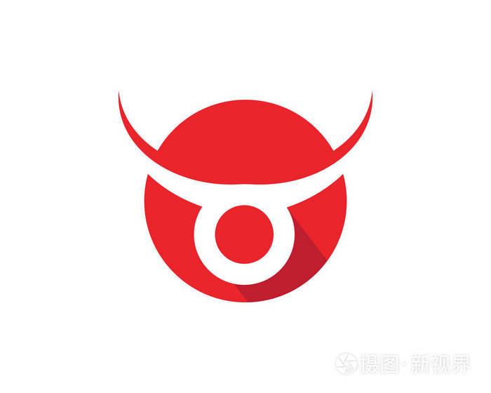 金牛座 Logo 模板矢量图标