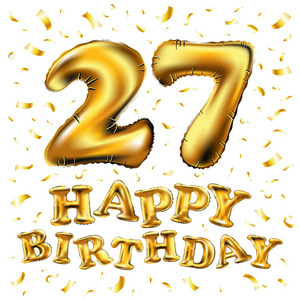 27周年庆, 生日快乐庆祝.