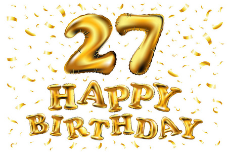 周年慶27周年庆, 生日快乐庆祝.