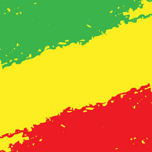 eps10 矢量图雷鬼摇摆乐的颜色绿色,黄色,红色照片