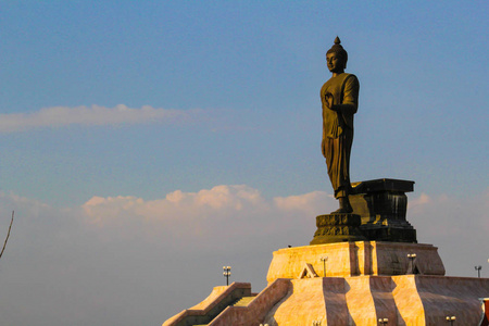 东北 Buddhamonthon 佛雕像, Khonkaen 泰国