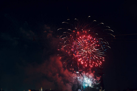 夜空中的烟火