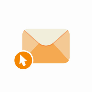 检查电子邮件点击电子邮件电子邮件点击信件消息打开电子邮件发送图标
