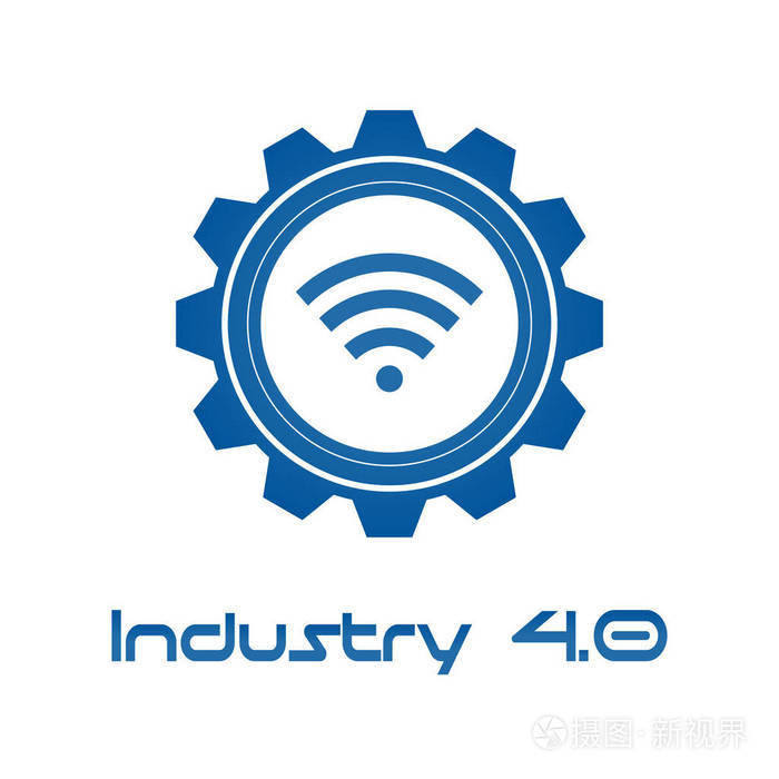 工业4.0 在渐开线齿轮与无线.业务和自动化生产概念.