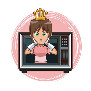 公主电视游戏卡通人物图片
