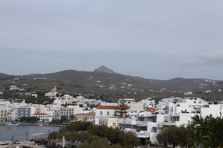 希腊锡诺斯2017年12月1日希腊锡诺斯岛的景色