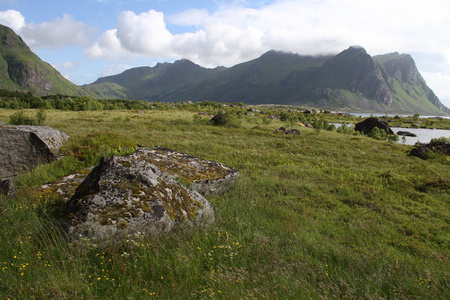 挪威半岛湖泊和峡湾