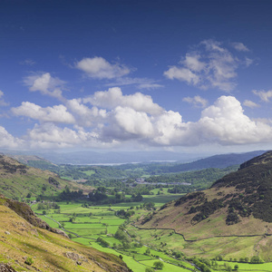 英格兰湖区大 Langdale 广场