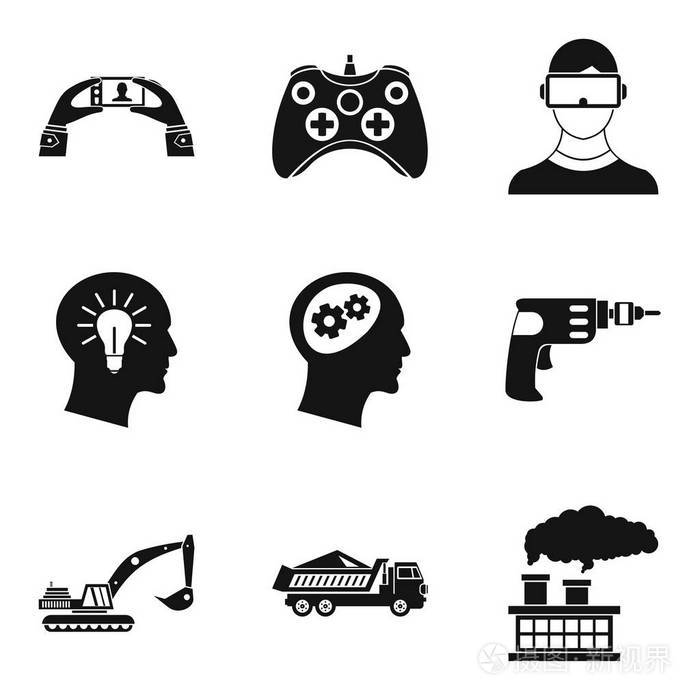 人的能力图标设置简单的样式