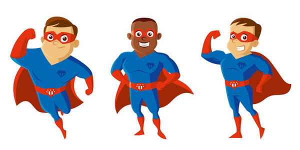 超级英雄卡通人物照片