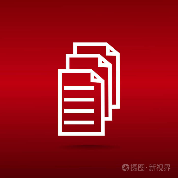 文件或文件网页图标矢量图说明