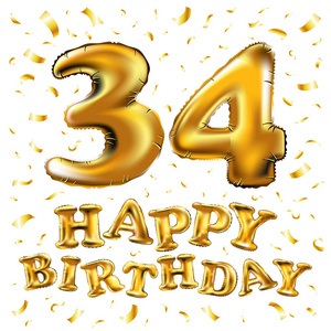 34周年庆, 生日快乐庆祝.