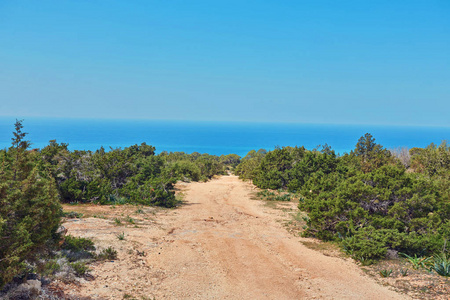 美丽的塞浦路斯著名的 Avakas 峡谷