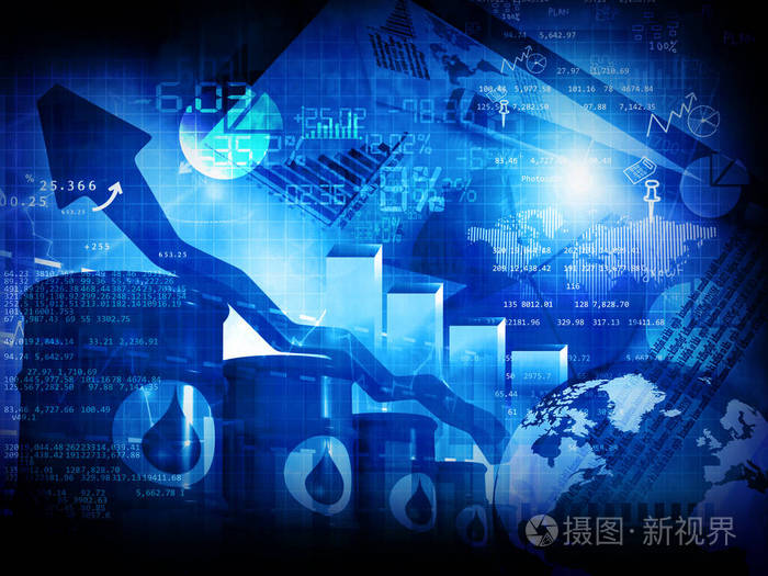 油价上涨油价高企箭头图不断增长