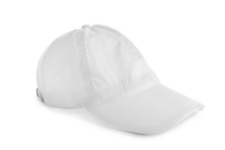 白色背景上的帽子。 设计模型