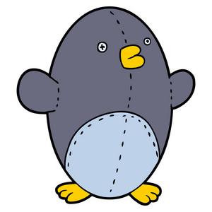 卡通毛绒玩具企鹅图片