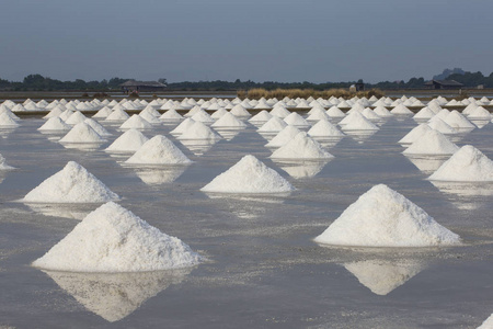 泰国Phetchaburi省的盐业