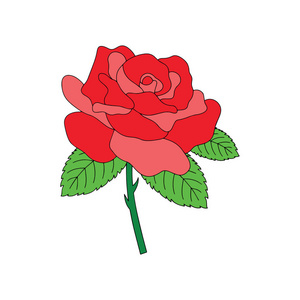 可爱的卡通花在白色背景上为孩子们打印t恤彩色书有趣和友好的性格为