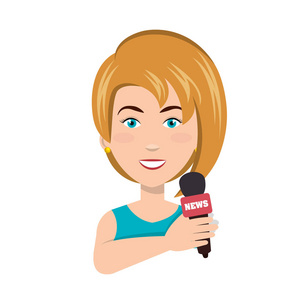 年轻节目主持人图片