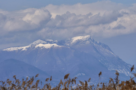 冬天的雪山